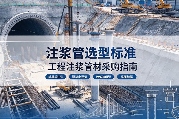 化州注浆管选型标准