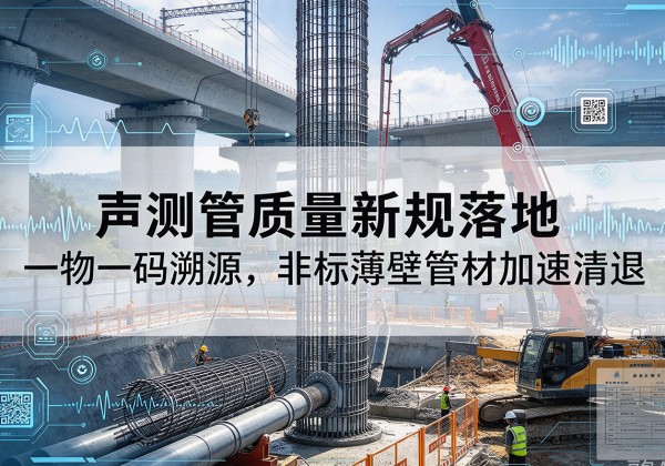 化州声测管质量新规落地，一物一码溯源，非标薄壁管材加速清退