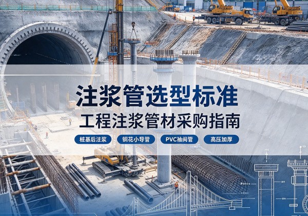 化州注浆管选型标准
